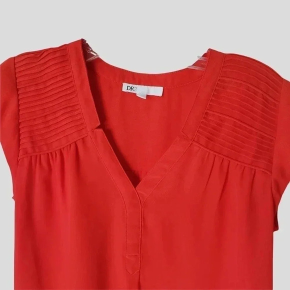 DR2 women cap sleeve size xs orange color - Picture 3 of 8